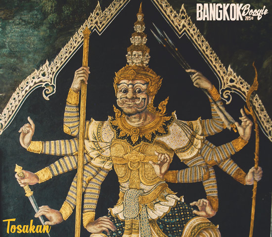 fresque du Wat Phra Kaeo