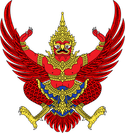 Dessin Garuda emblème Thailande