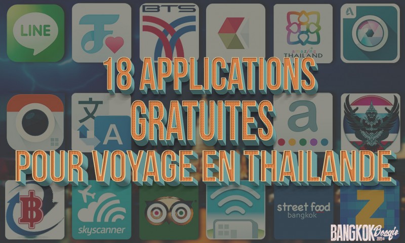 application mobile voyage thailande