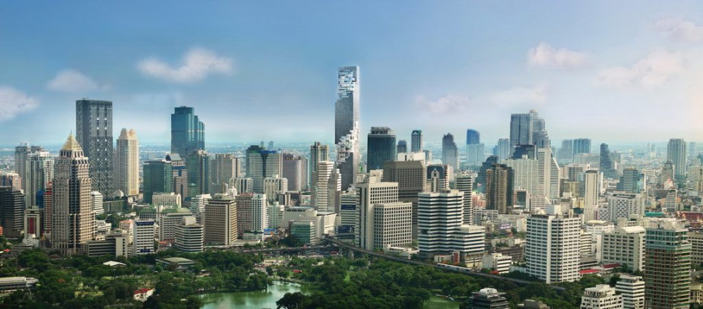 skyline silom Bangkok projet